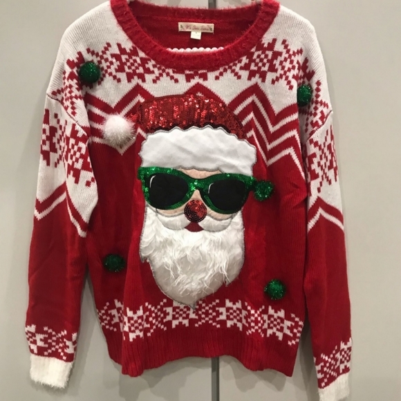Santa Christmas Sweater - Picture 1 of 3